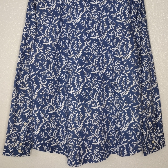 NWT Velvet By Graham & Spencer Fern Print Men's Long Sleeve Button Down Shirt - Picture 6 of 15